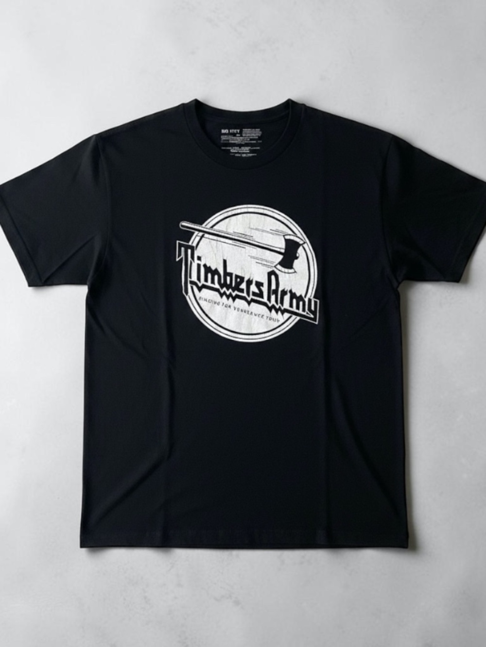 Portland Timbers Army “Singing for Vengeance” Black Tour Tee, Size XL